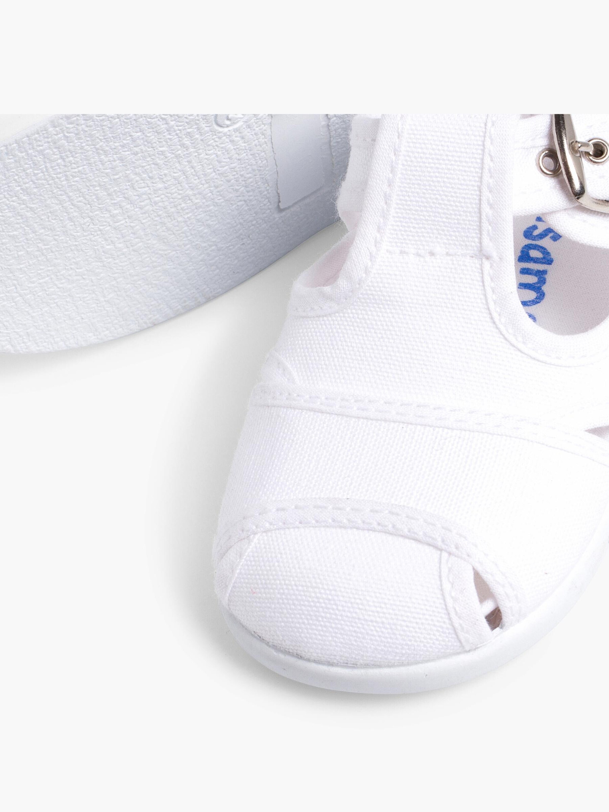 Pisamonas - Sapato de primeiros passos em branco