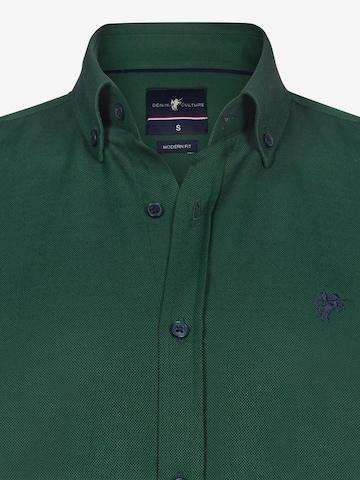 DENIM CULTURE Regular fit Overhemd 'Fedro' in Groen