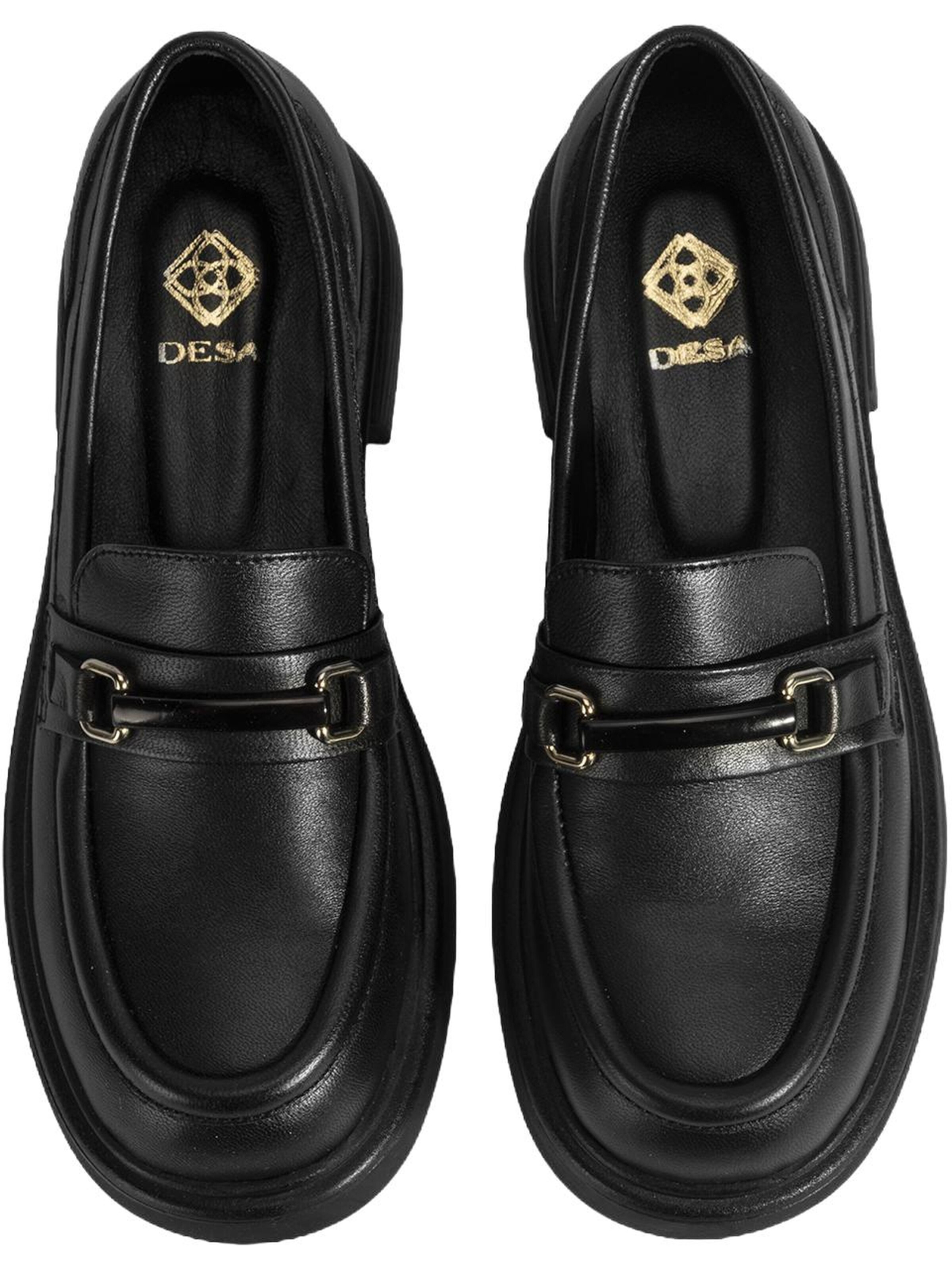 Desa Mokassin 'Slip-Ons'‌‌ in Schwarz