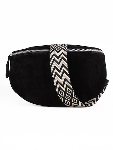 Marsupio 'NOA large' di lePelou in nero: frontale