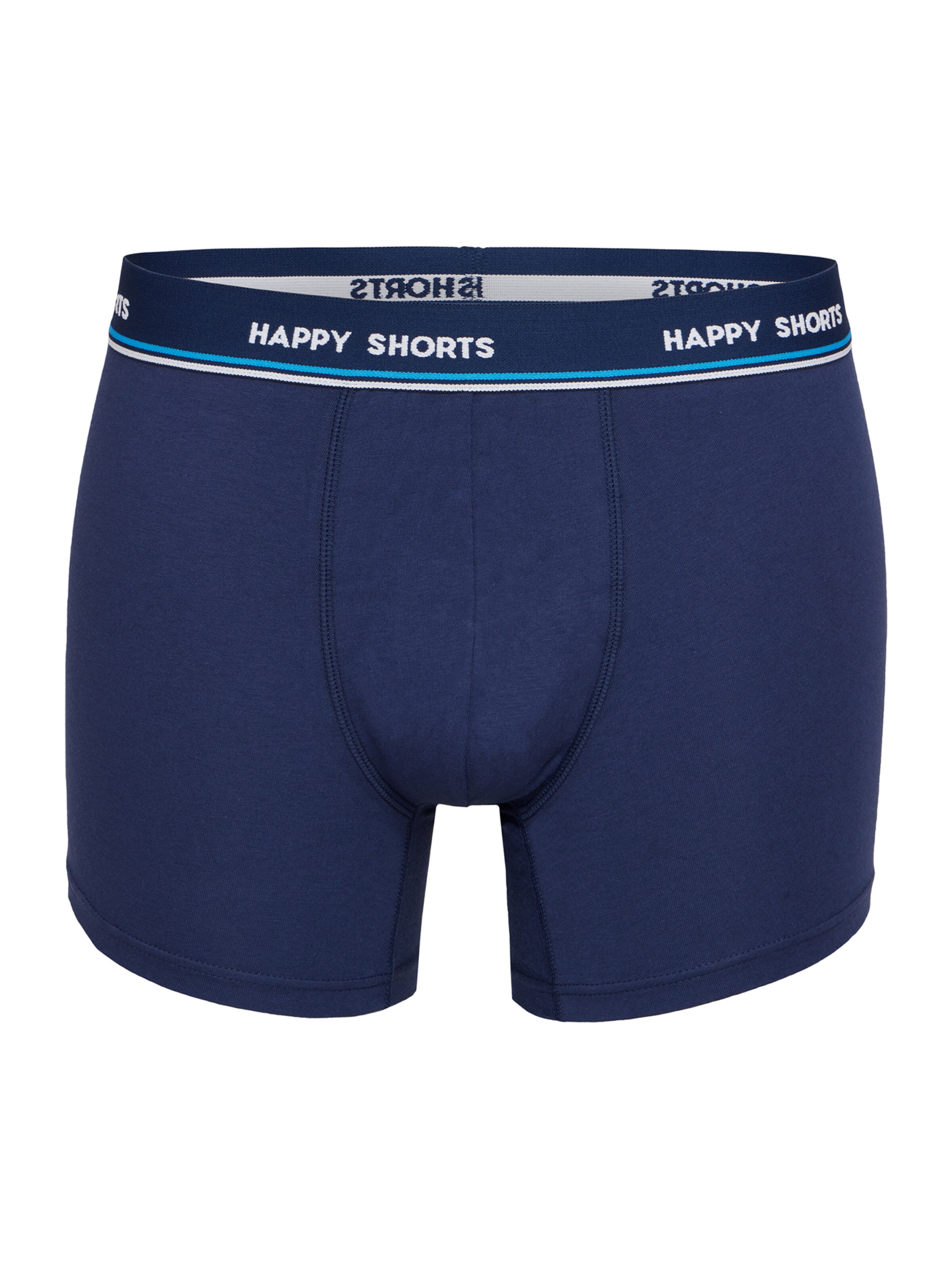 Happy Shorts Boxershorts 'XMAS' in Blauw