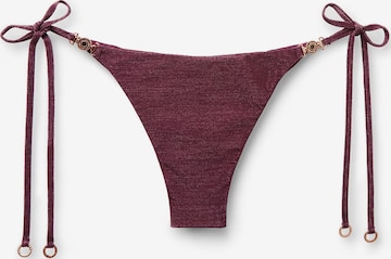 CALZEDONIA Bikinihose 'Golden Glow' in Rot: Vorderseite