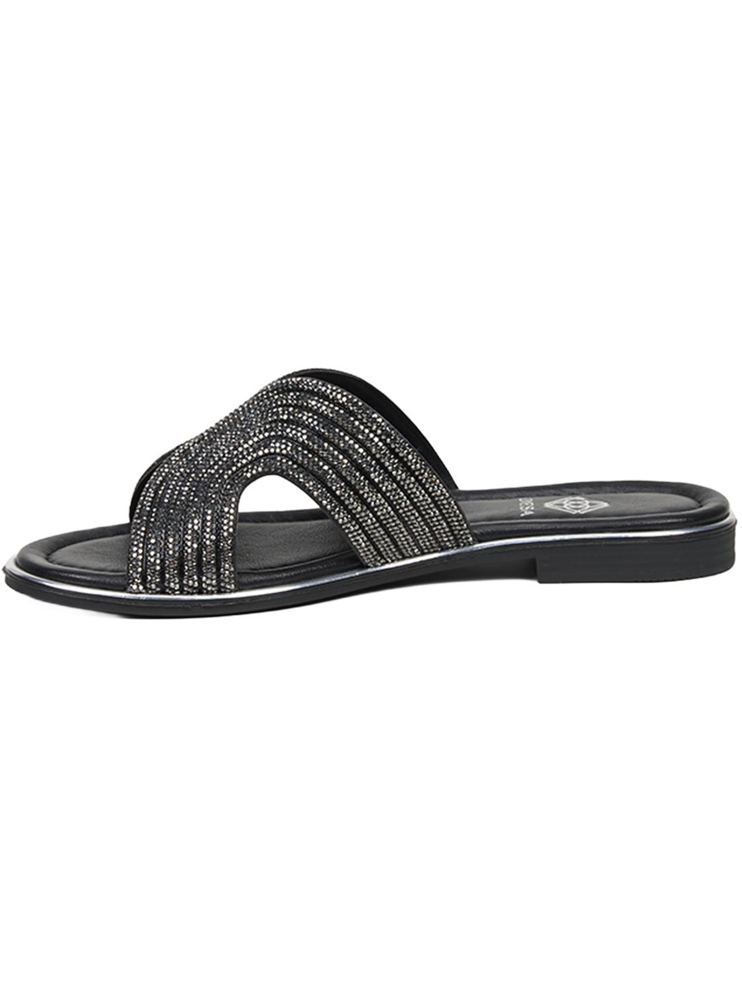 Desa Mule 'DESA Damen-Sandalen mit Steindetails' in Black