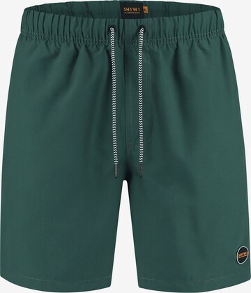 Pantaloncini da bagno 'Mike' di Shiwi in verde: frontale