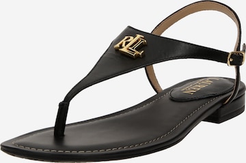 Flip-flops 'ELLINGTON' de la Lauren Ralph Lauren pe negru: față