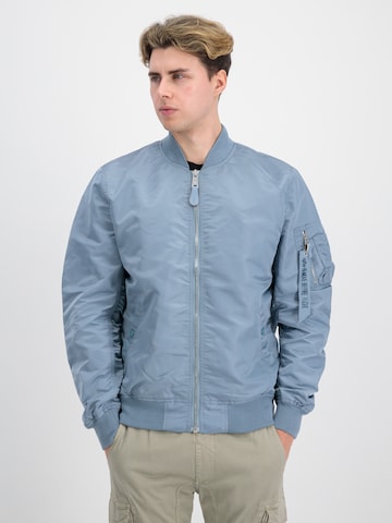 Giacca di mezza stagione di ALPHA INDUSTRIES in blu: frontale