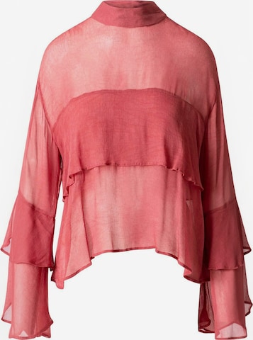 Maglietta ' Ruffles ' di Coster Copenhagen in rosa: frontale