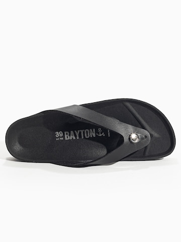 Tongs Bayton en noir