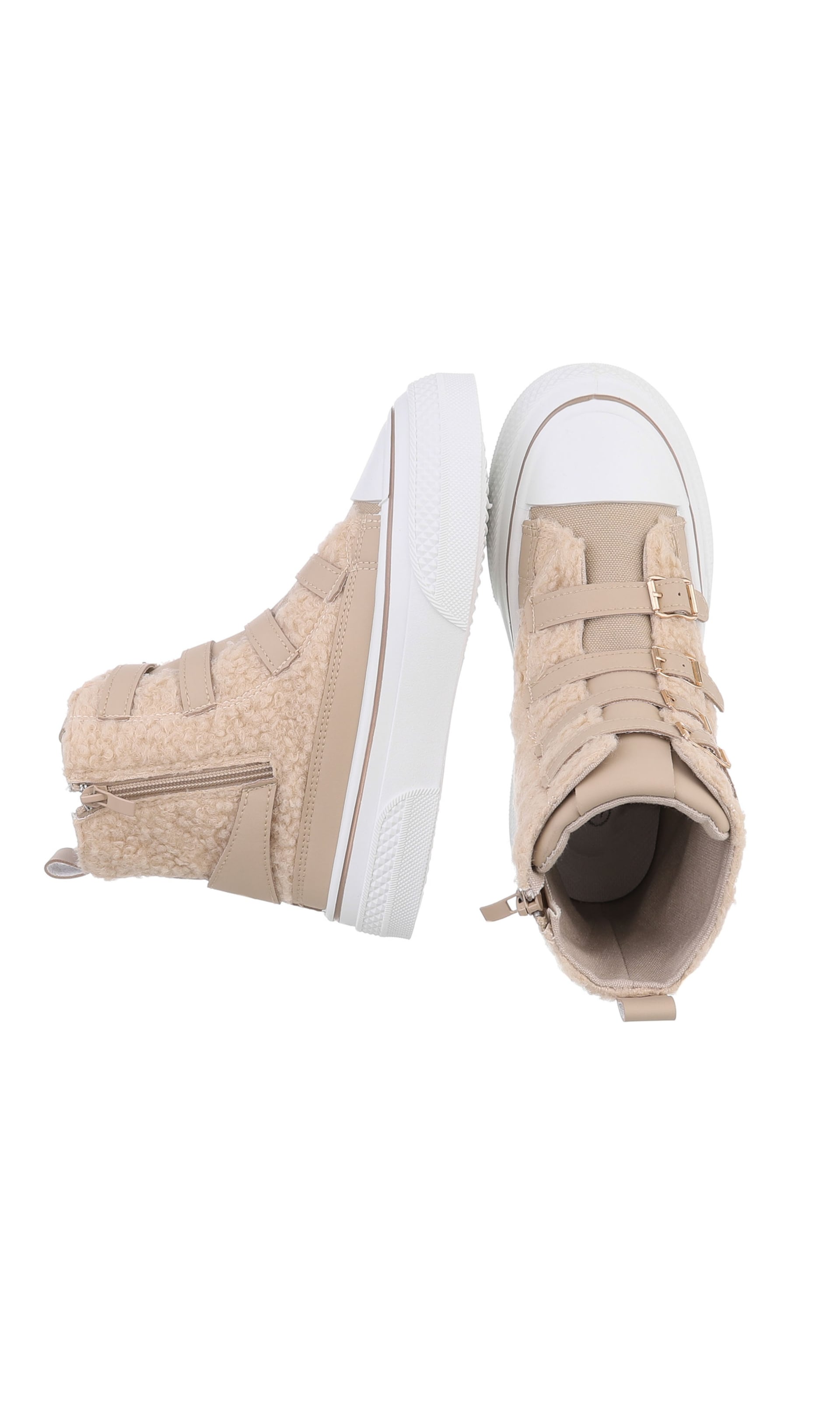 Ital-Design High-Top Sneakers in Brown