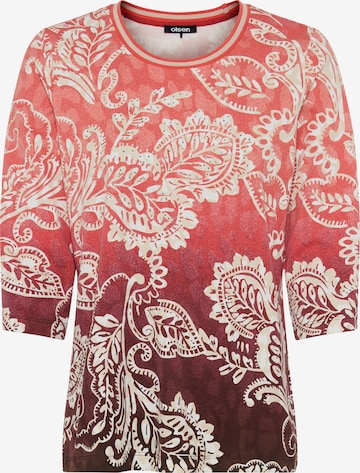 Olsen Shirt 'Hannah' in Rot: Vorderseite