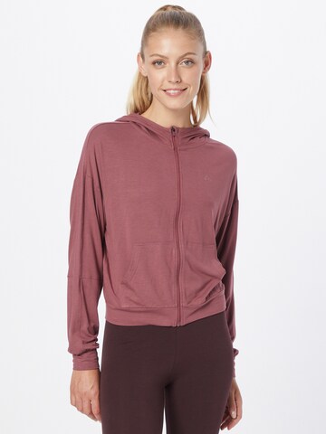 ONLY PLAY Sportief sweatvest 'MIKI' in Lila: voorkant