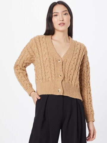 Sublevel Strickjacke in Beige: predná strana