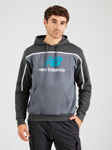 new balance Sweatshirt in Grijs: voorkant