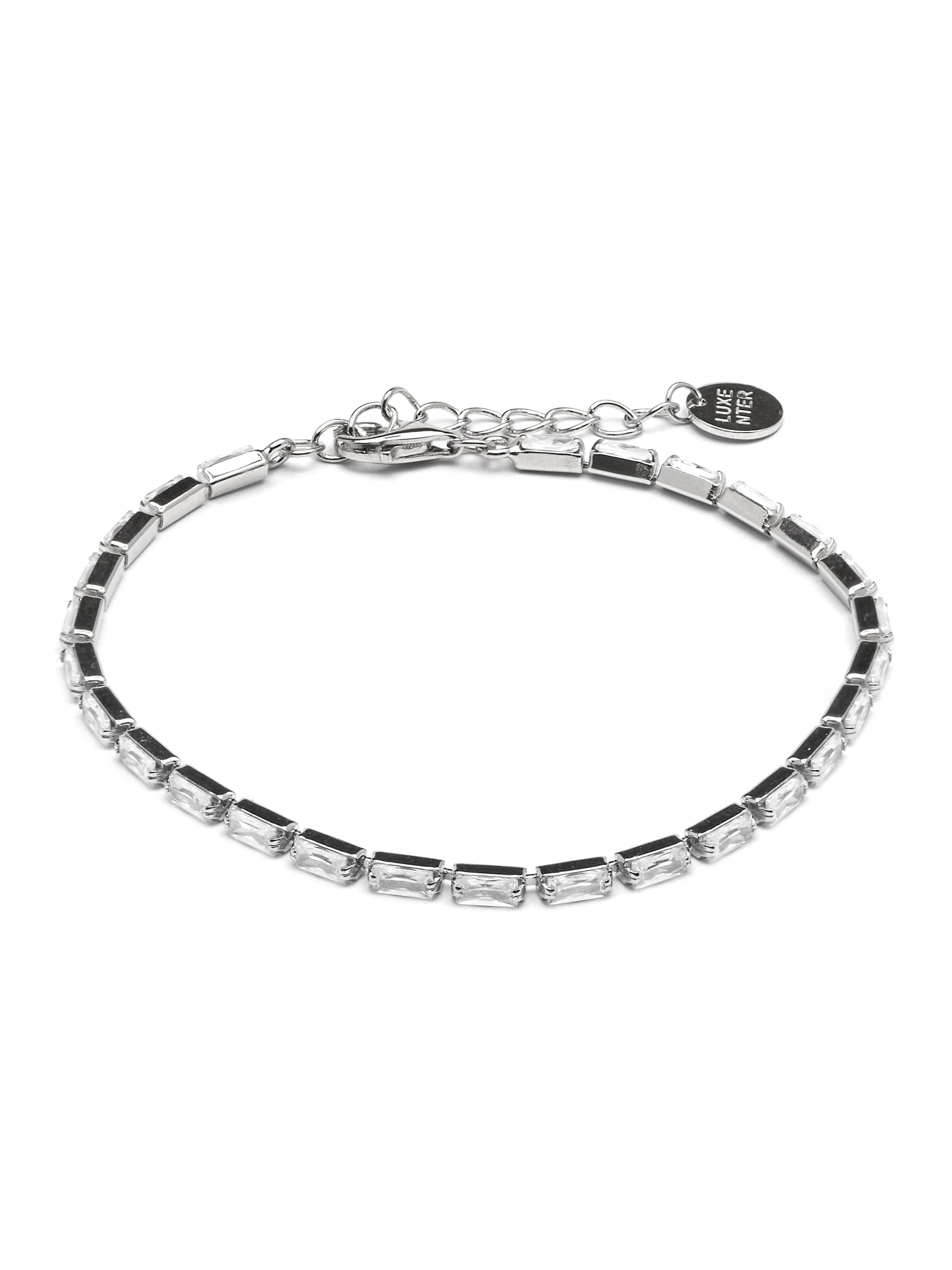 Luxenter Armband 'Alku' i silver: framsida