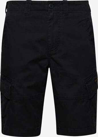 Superdry Cargo Pants in Black: front