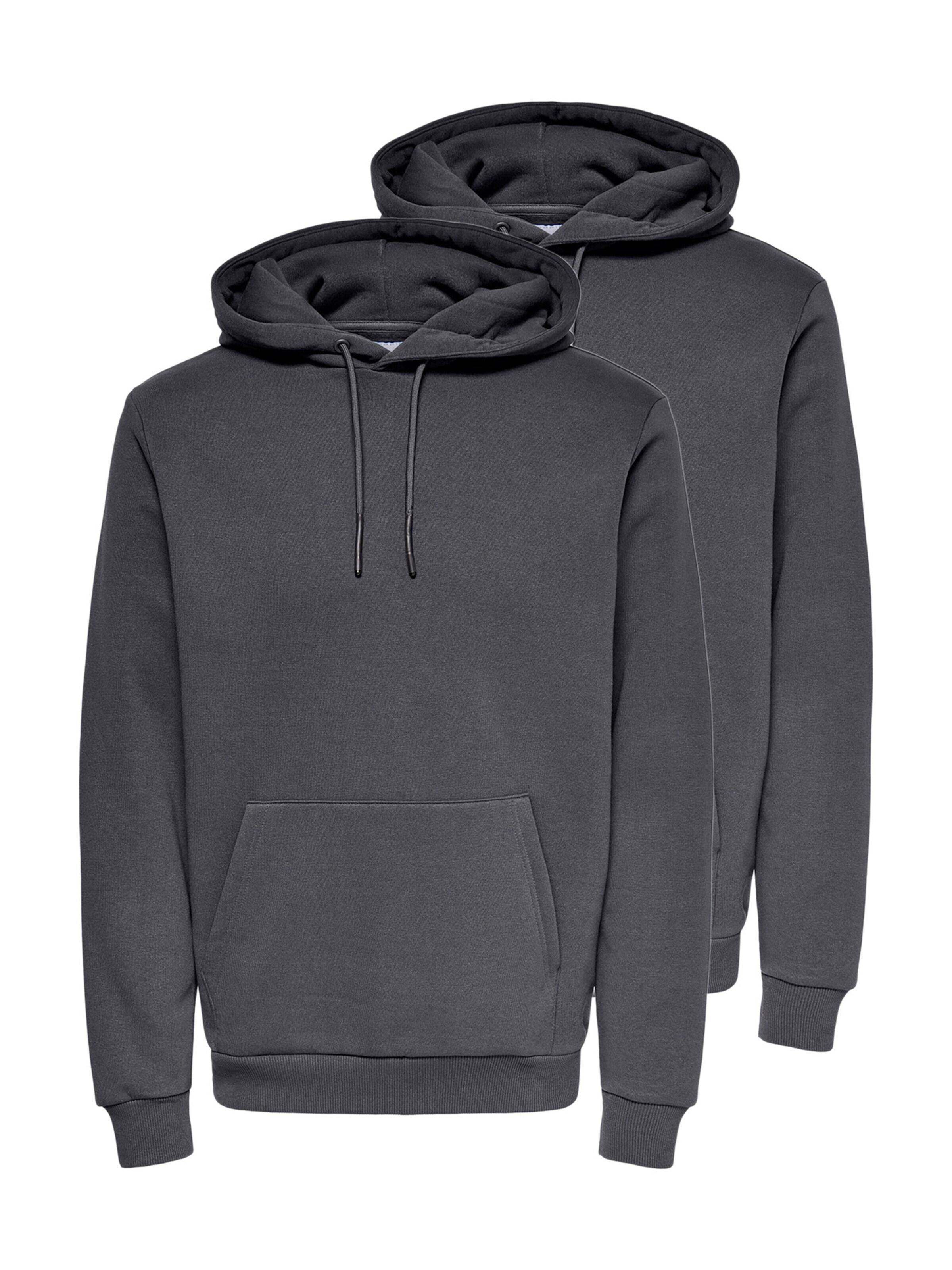 Only & Sons Sweatshirt 'Ceres' in Grey: front