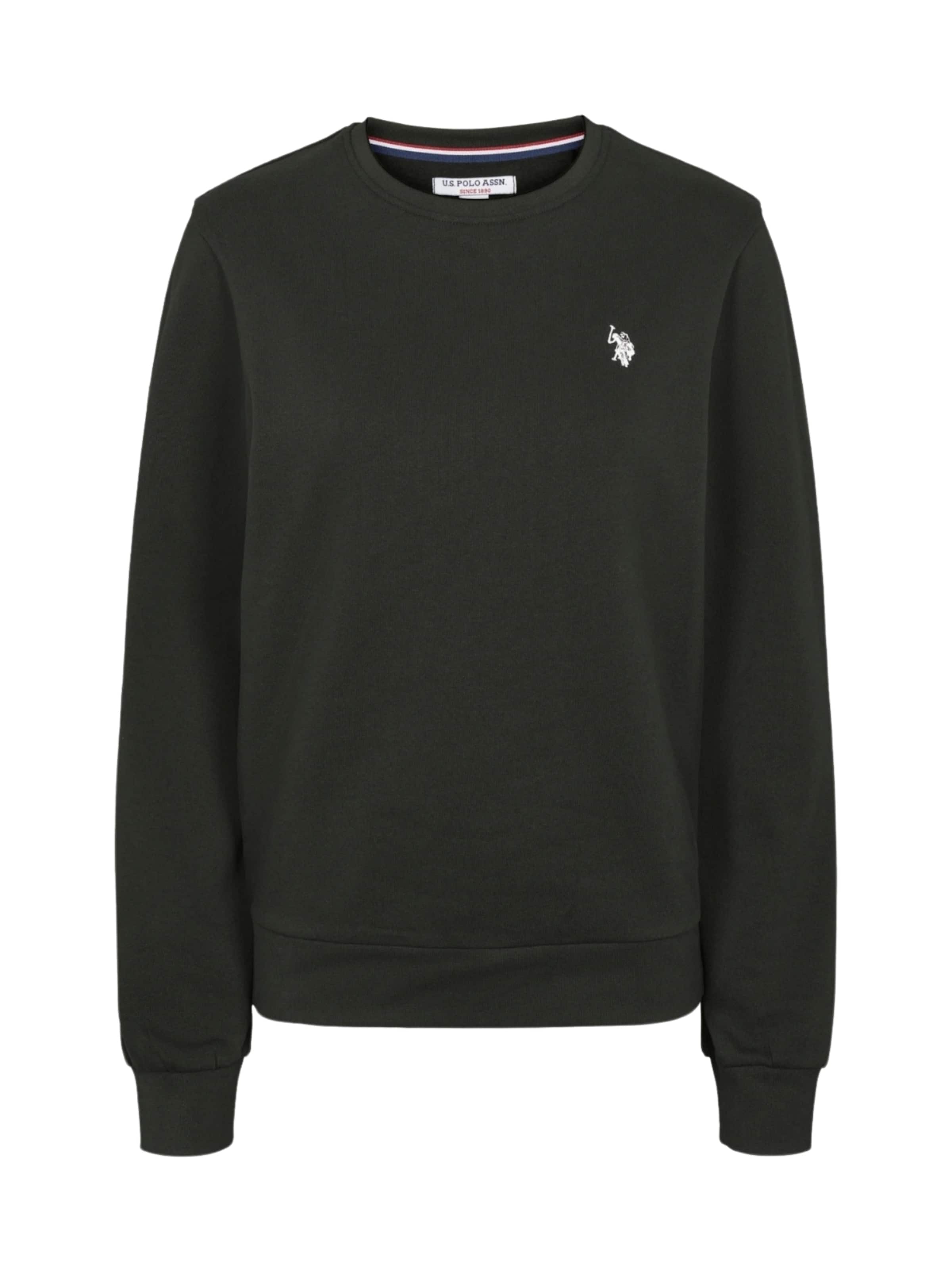 U.S. POLO ASSN. Mikina 'Adele' – černá: přední strana