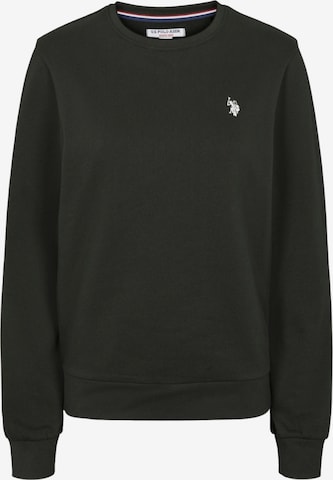 Sweat-shirt 'Adele' U.S. POLO ASSN. en noir : devant