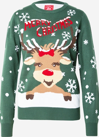 Sublevel Πουλόβερ σε πράσινο: μπροστά