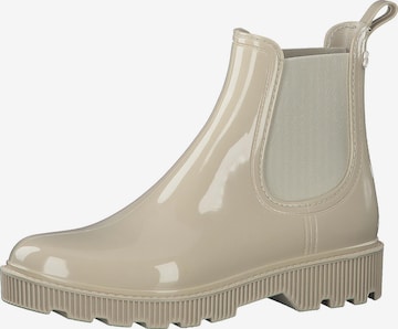 s.Oliver Rubber Boots in Beige: front