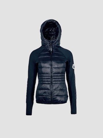 Giacca per outdoor ' Calypso Hybrid Hood ' di JACK1T in blu: frontale