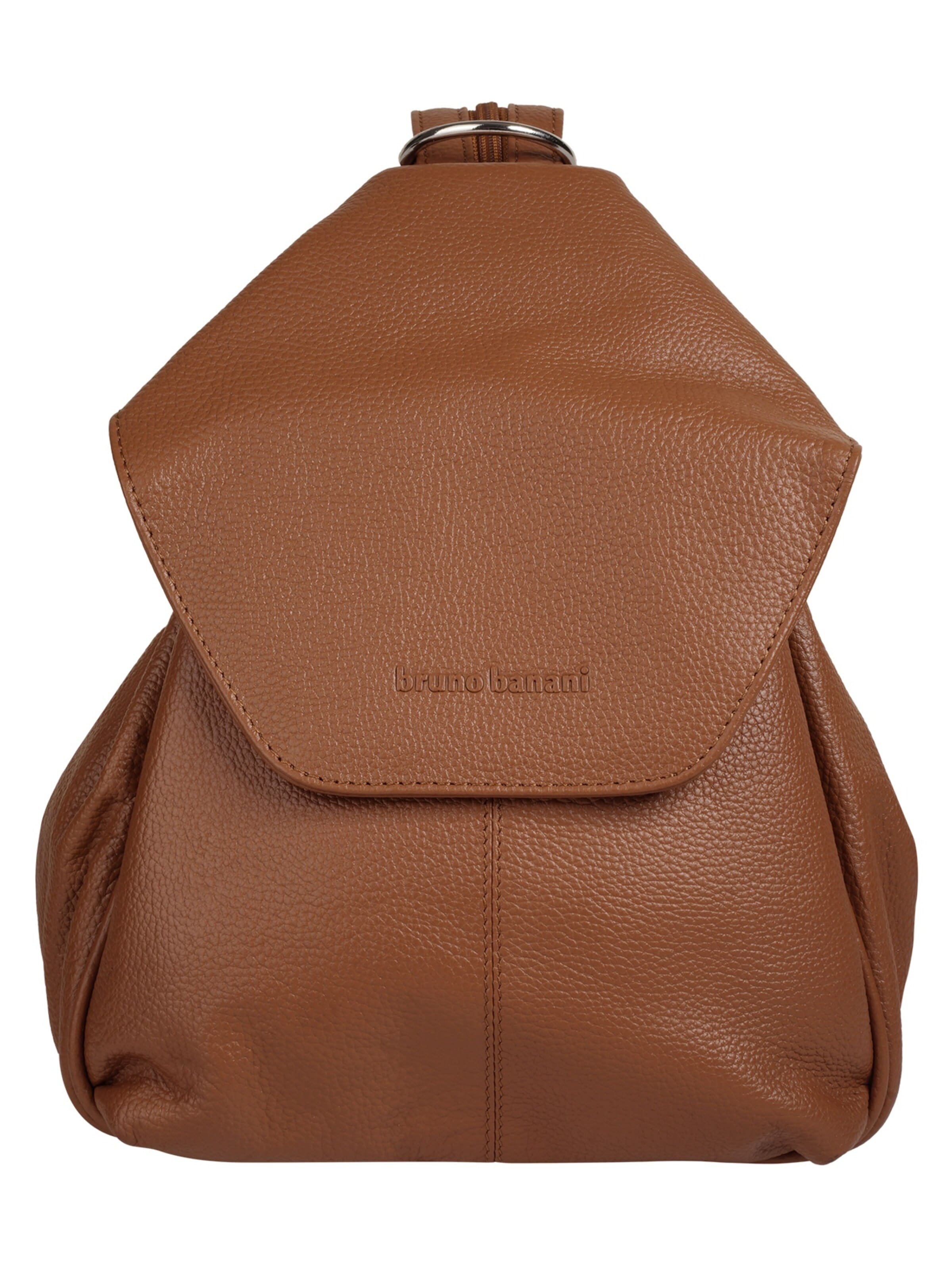 Bruno Banani Backpack in Brown: front