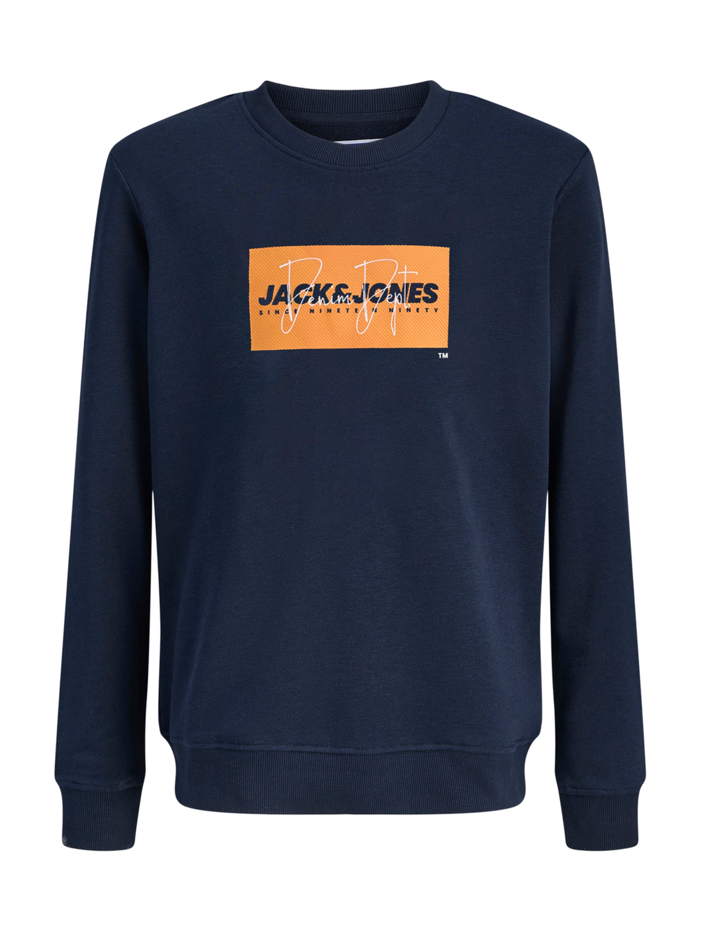 Jack & Jones Junior Свитшот 'JJCOLE' в Синий: спереди