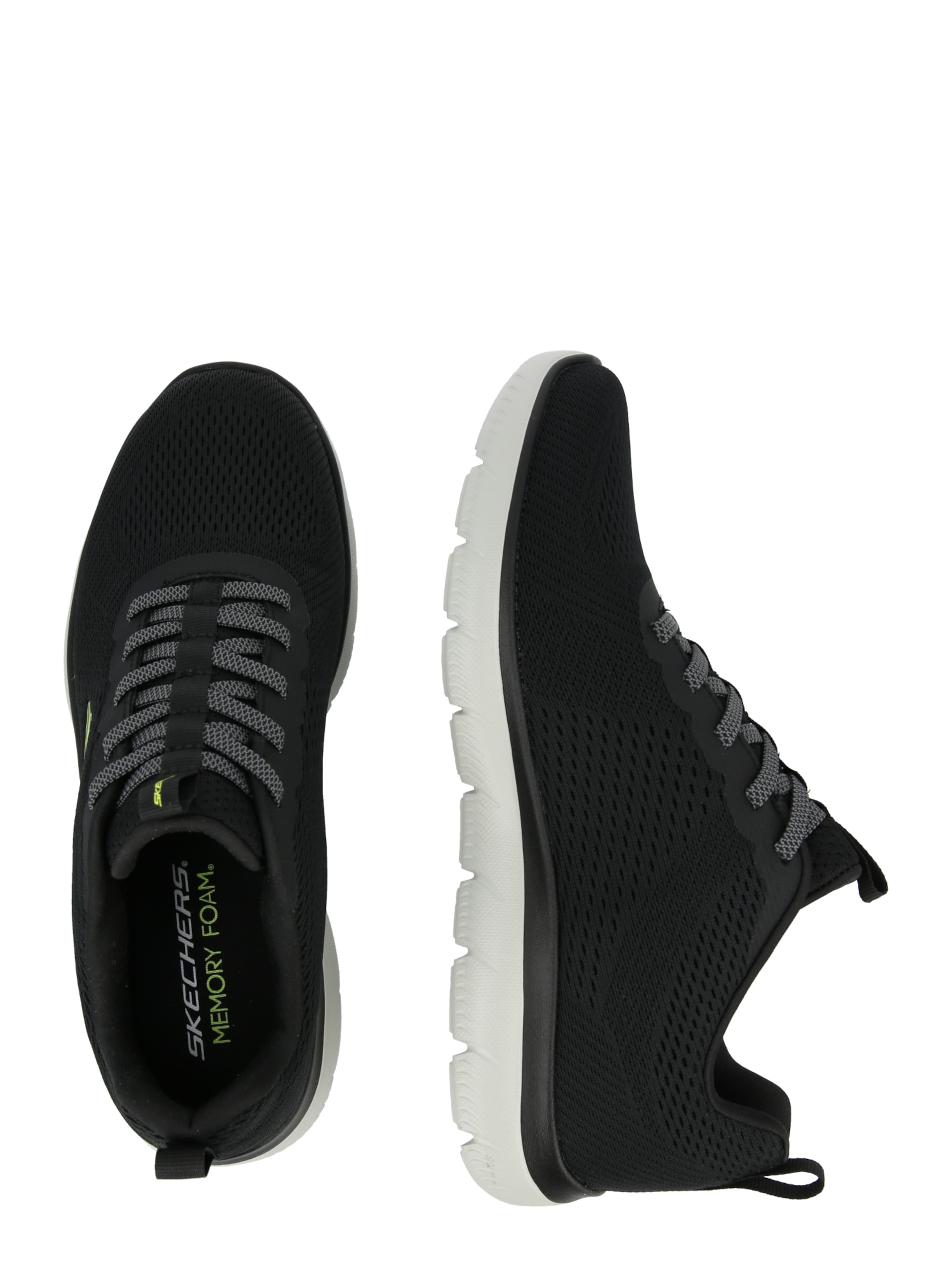 SKECHERS Sneakers laag 'SUMMITS - ECKLER' in Zwart