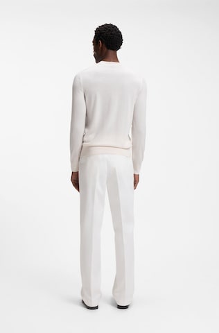 BOSS Sweater ' Leno ' in White