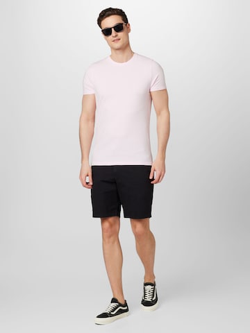 HOLLISTER Regular Shorts 'METEORITE' in Schwarz