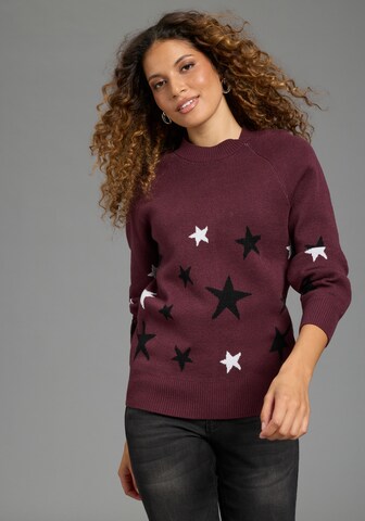 KangaROOS Pullover in Lila: Vorderseite