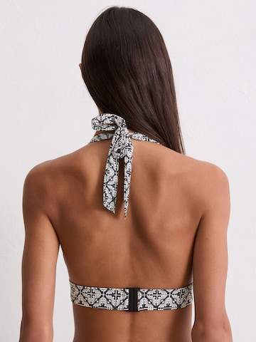 Marc O'Polo Triangel Bikinitop ' Geo Capsule ' in Zwart