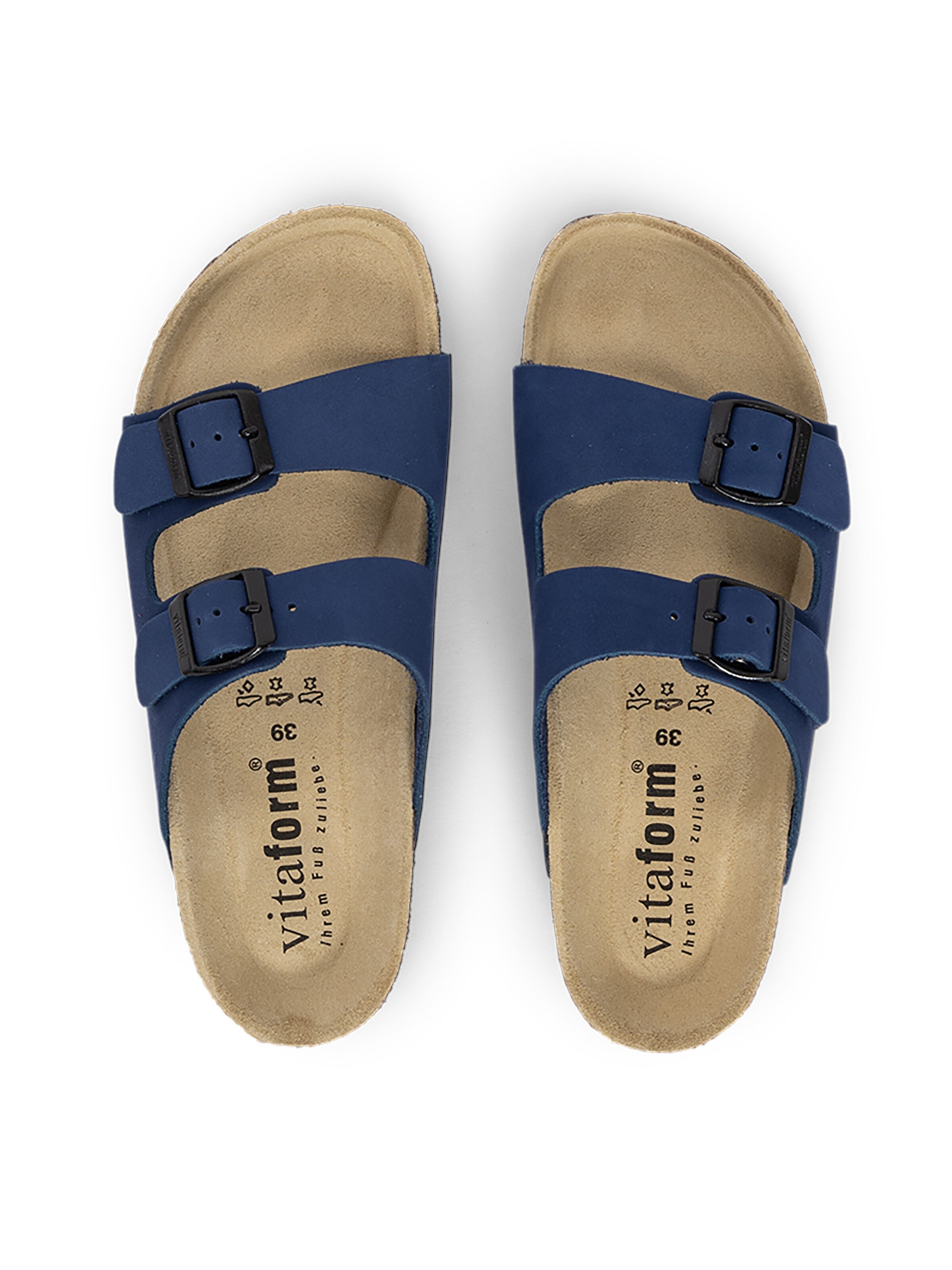 VITAFORM Mules in Blue