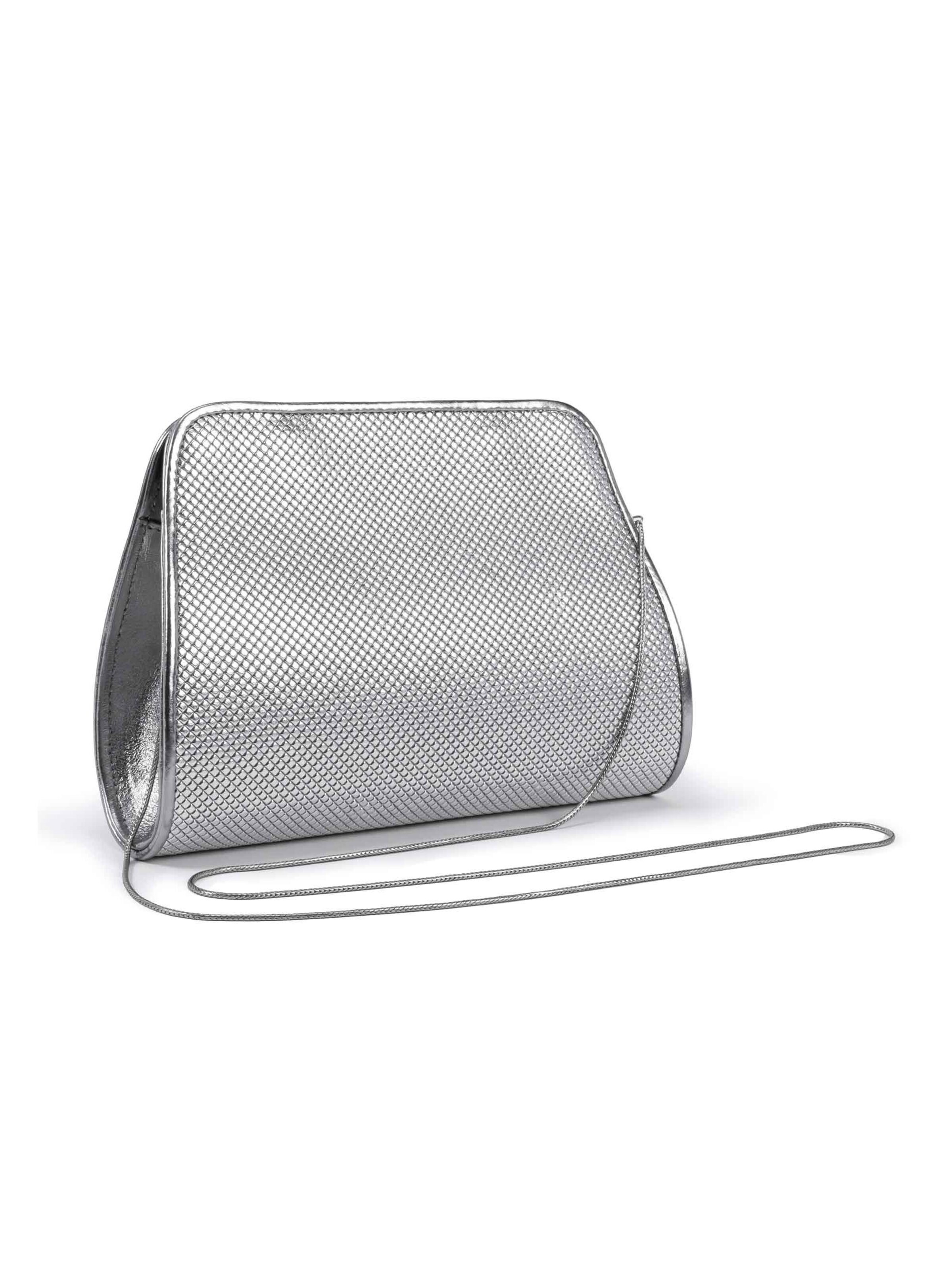 Gretchen Clutch in Silver