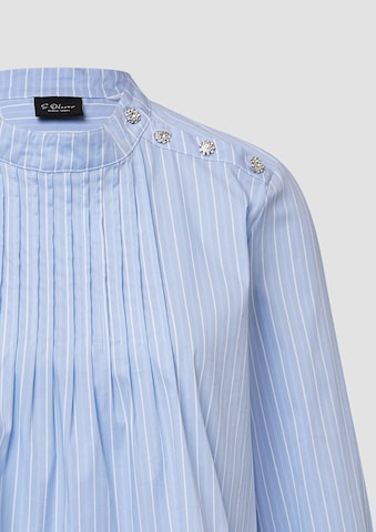 s.Oliver BLACK LABEL Blouse in Blue