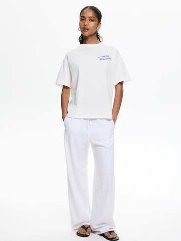 Pull&Bear Tričko - Biela: predná strana