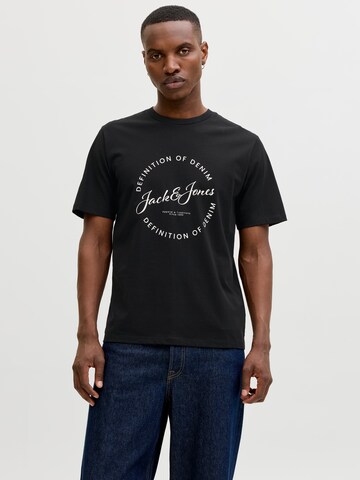 JACK & JONES Shirt in Black: front