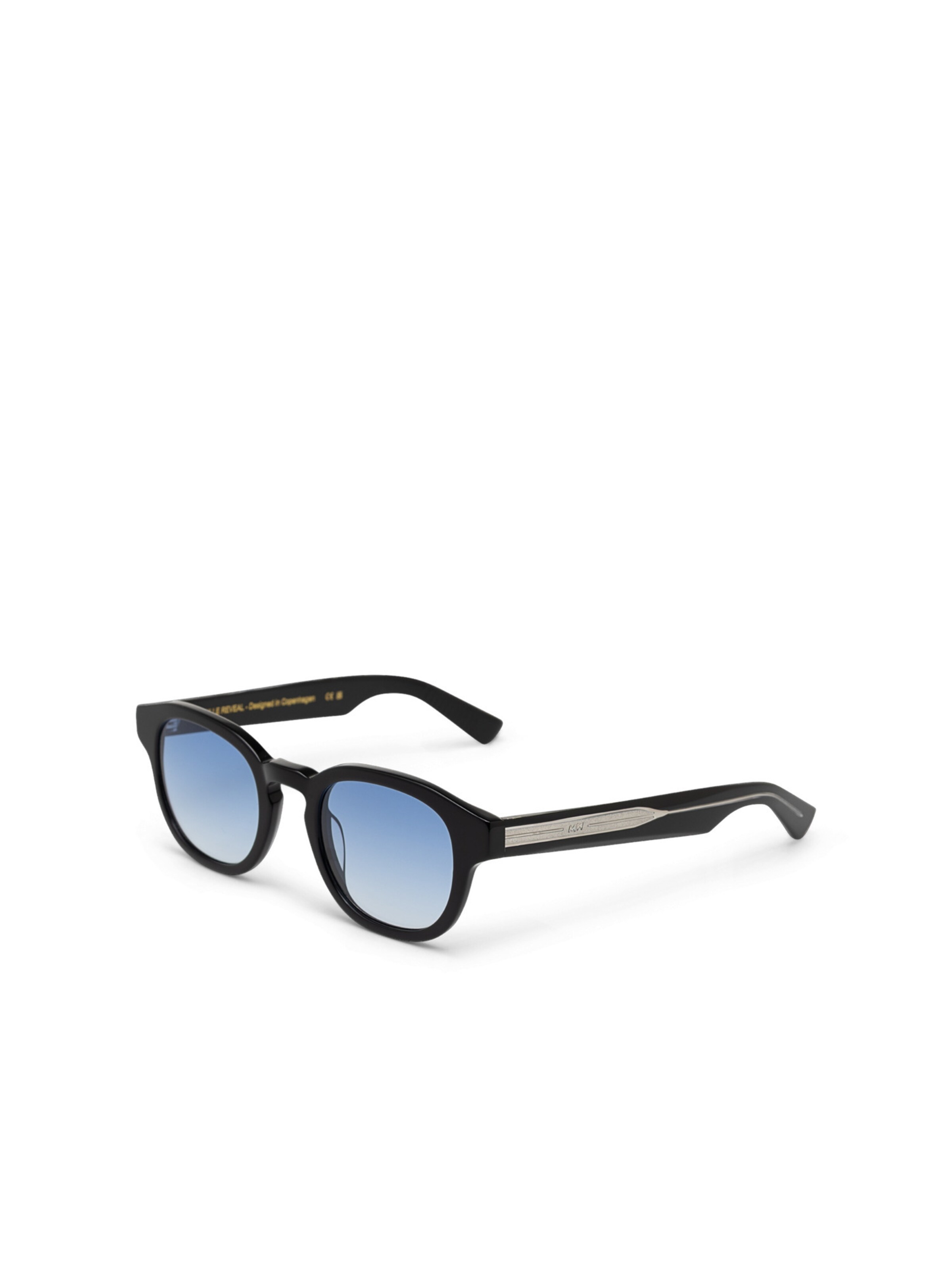 Lunettes de soleil 'Bille Reveal' MessyWeekend en noir : devant