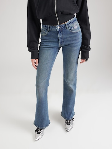 Evazați Jeans 'KICK FLARE DENIMS' de la FIVE STAR GIRL pe albastru: față