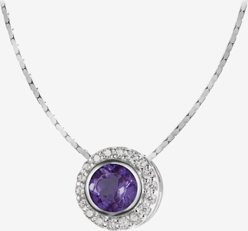 Jacques Lemans Necklace in Purple: front