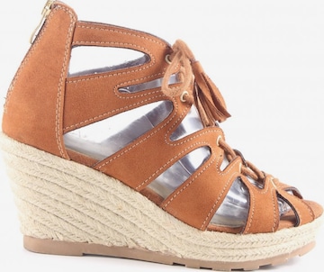 street shoes Wedges Sandaletten in 38 in Brown: front