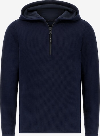 Sweat-shirt Boggi Milano en bleu : devant