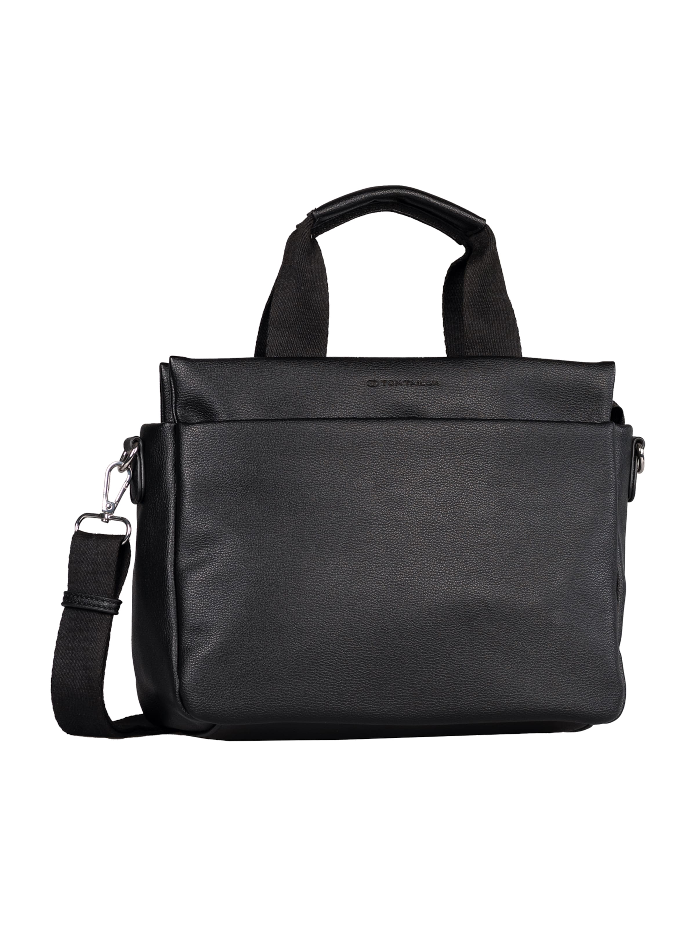 TOM TAILOR Laptoptasche 'Rella' in Schwarz: Vorderseite