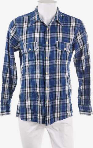 SMOG Co. Button Up Shirt in L in Blue: front