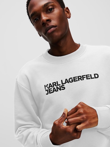 Sweat-shirt KARL LAGERFELD JEANS en blanc