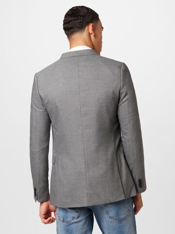 Coupe slim Veste de costume BURTON MENSWEAR LONDON en gris