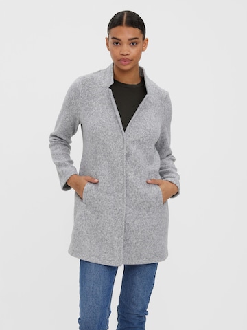 VERO MODA Between-Seasons Coat in Mottled Grey | ABOUT YOU