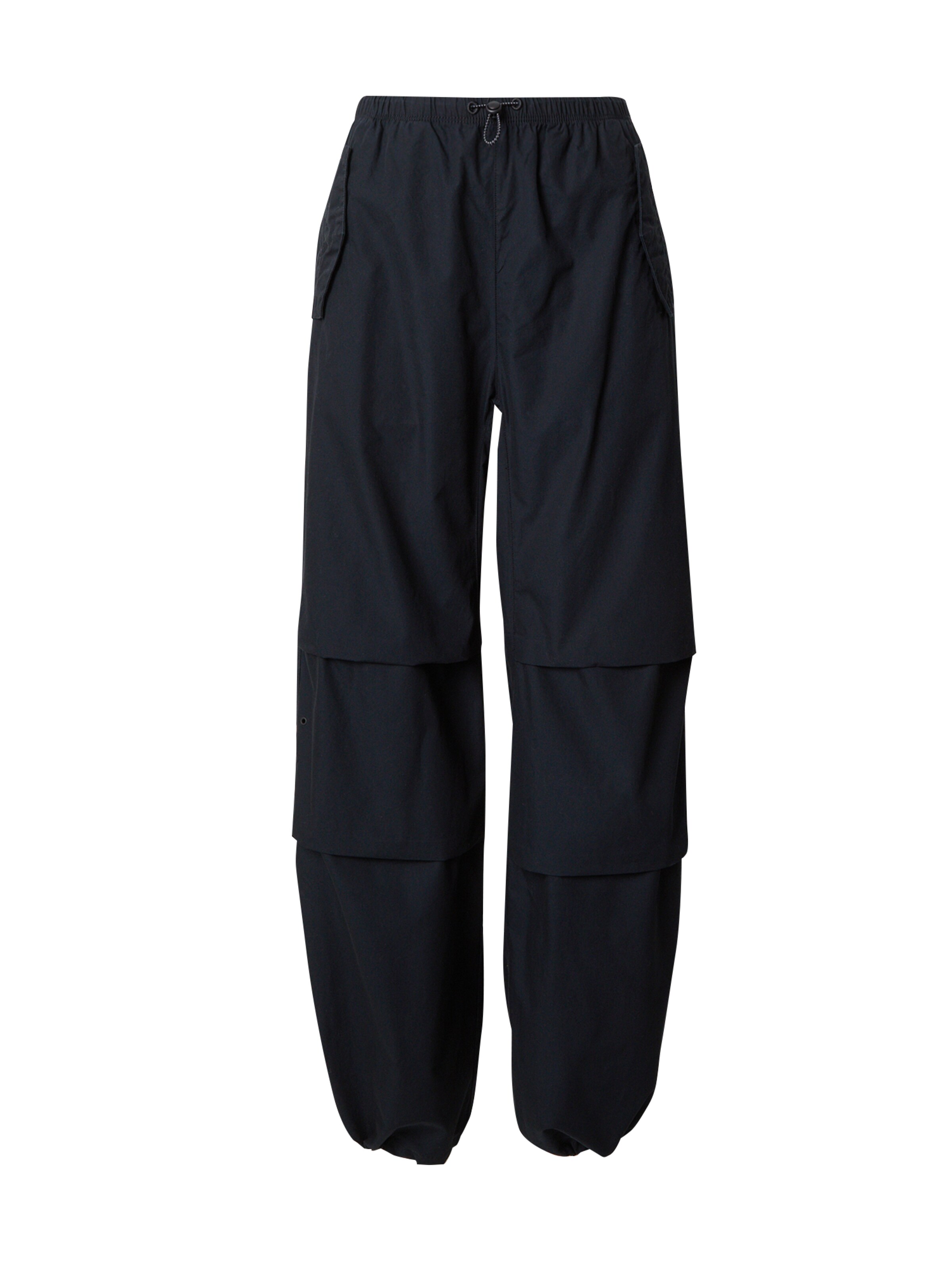 CONVERSE Zwężany krój Spodnie w kolorze czarny: przód