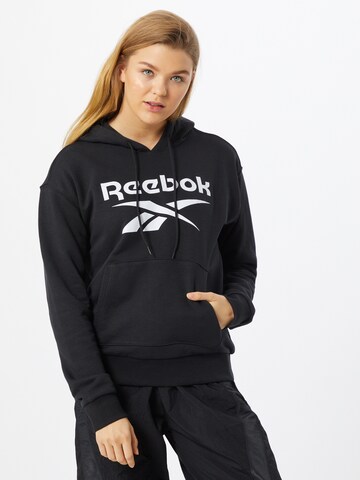 Reebok Sportief sweatshirt 'Identity' in Zwart: voorkant