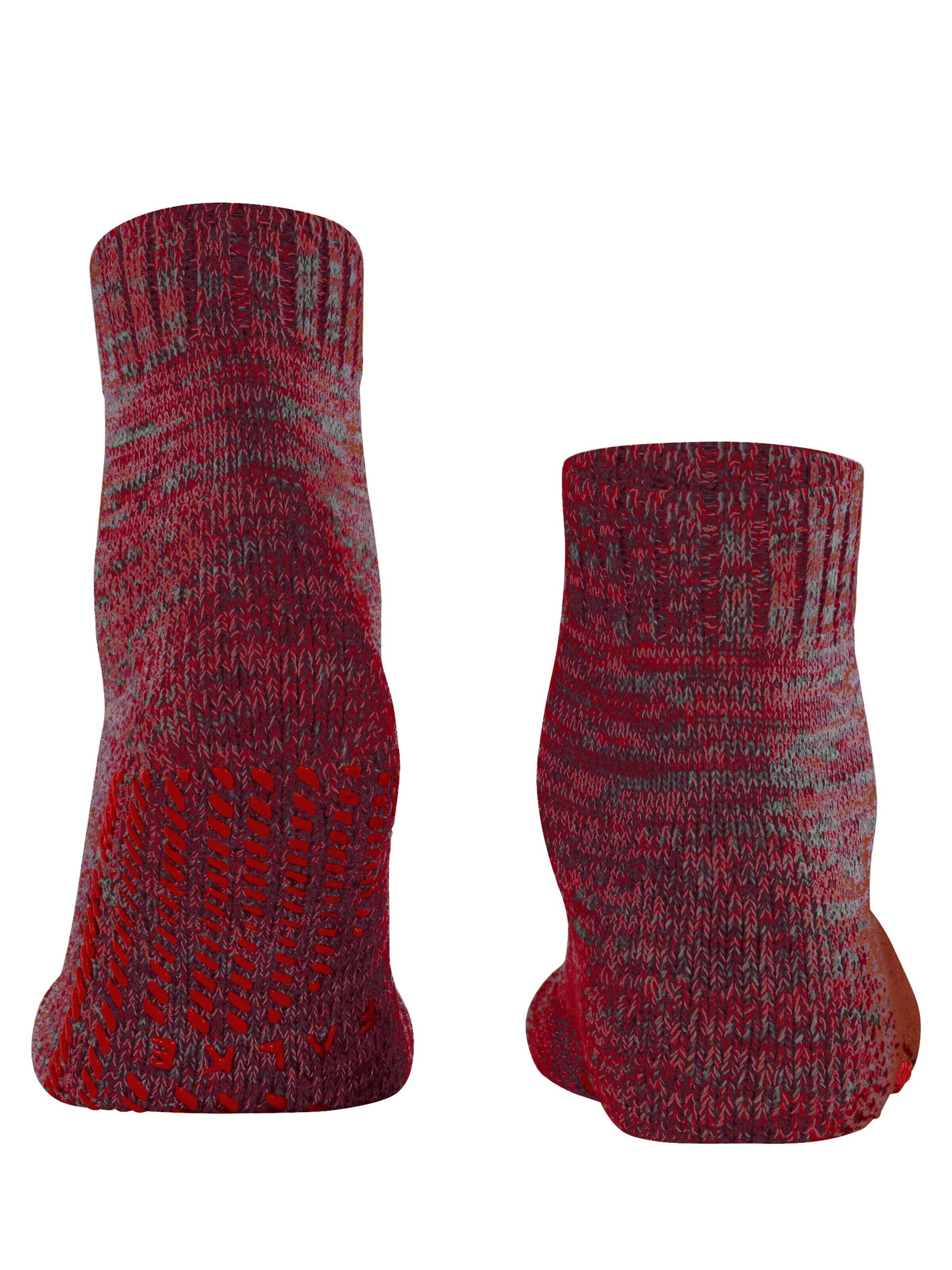 FALKE Socks 'Cotton Grip' in Red